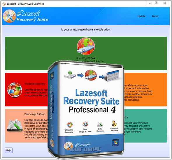 Lazesoft Recovery Suite Pro 4.7.1.3 download the last version for windows