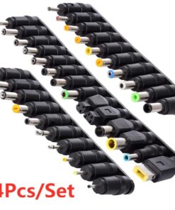 34PCS/8PCS Universal 5.5mmx2.1mm DC AC Power Adapter Tips Connector Kits for Lenovo Thinkpad Laptop Power Supply Plug Jack Sets