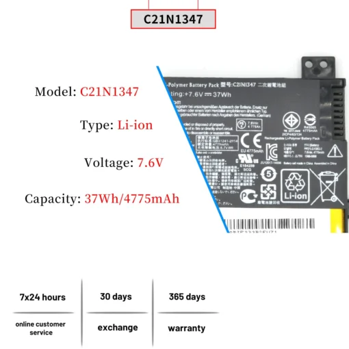 Asus C21N1347 Battery