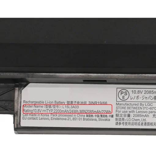 Lenovo L15L3A03 Battery