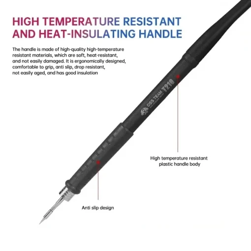 OSS T210 Plus Soldering Station OLED Digital Adjustment Auto Sleep 2s Quick Heating 210 Micro Electronic Repair Welding Tools