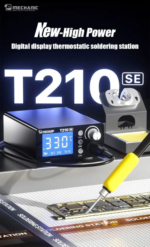 MECHANIC T210 SE Soldering Station Compatible Original Soldering Iron