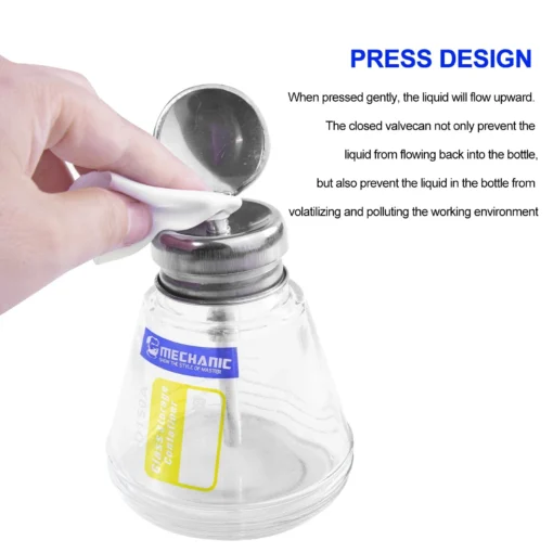 MECHANIC Glass Alcohol Bottle