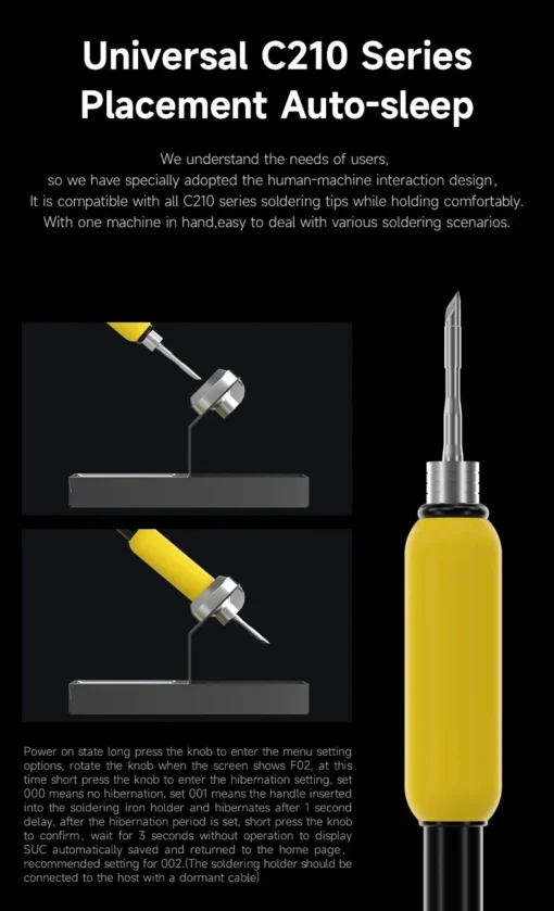 MECHANIC T210 SE Soldering Station Compatible Original Soldering Iron