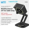 MaAnt M066 UV Curing Fan Cooing LCP Lighting Smoke Extract with 360° free Adjustable